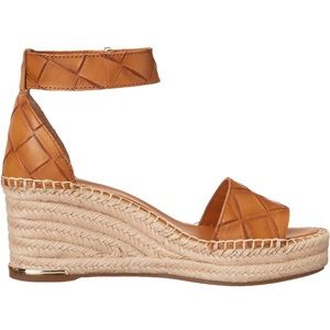 Franco Sarto Womens Clemens Jute Wrapped Espadrille Wedge Heel Sandals